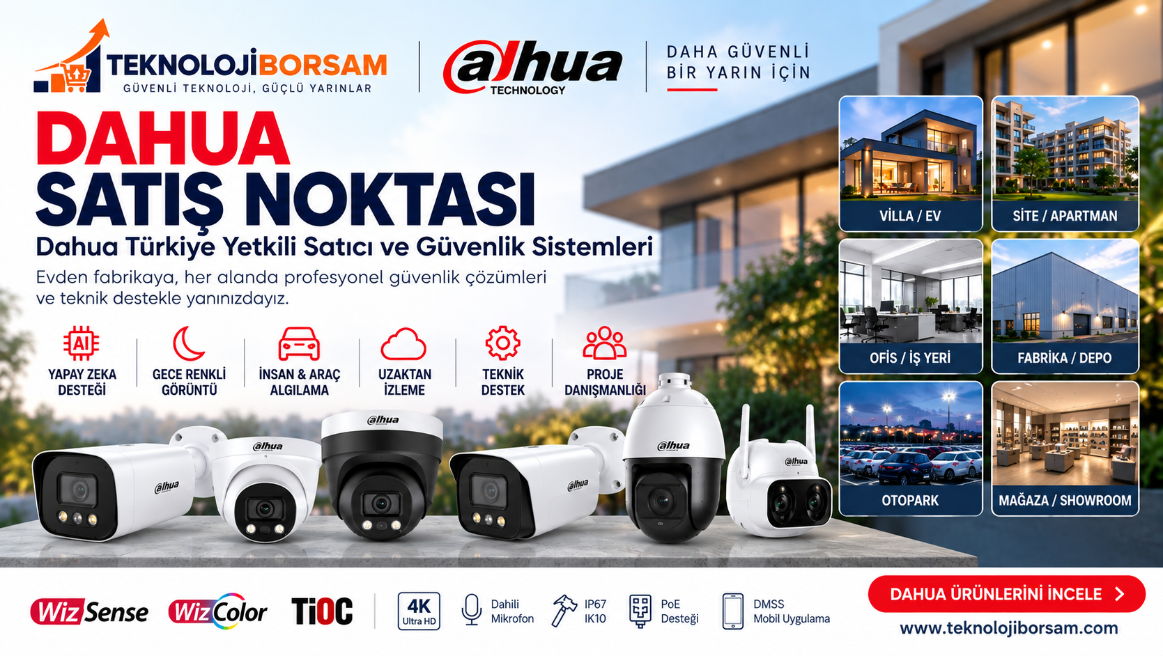 Dahua Resmi Dağıtıcı ve Satış Noktası | Dahua Türkiye Yetkili Satıcı